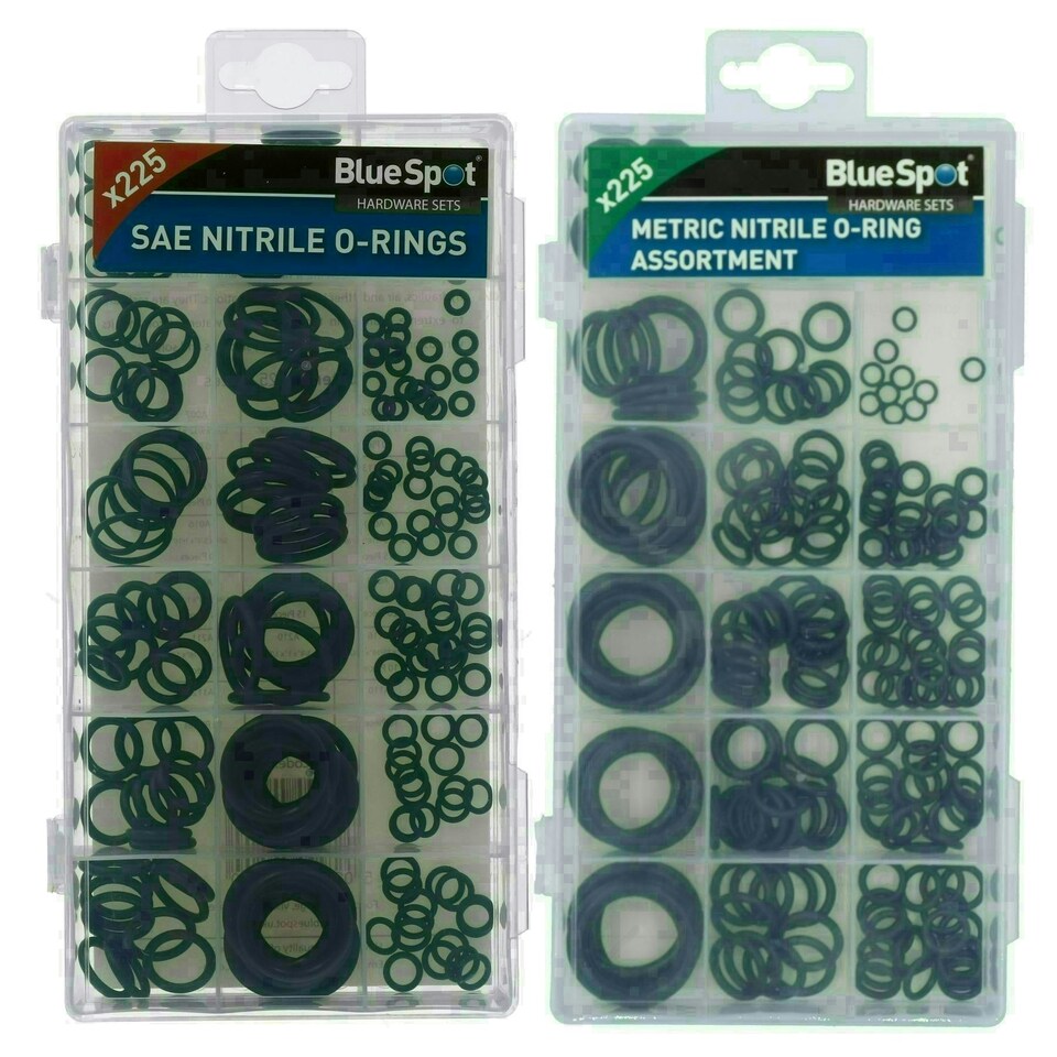 image 1 of Metric and Imperial Assorted Nitrile Rubber O-Rings Seals Plumbing Washers 450pc