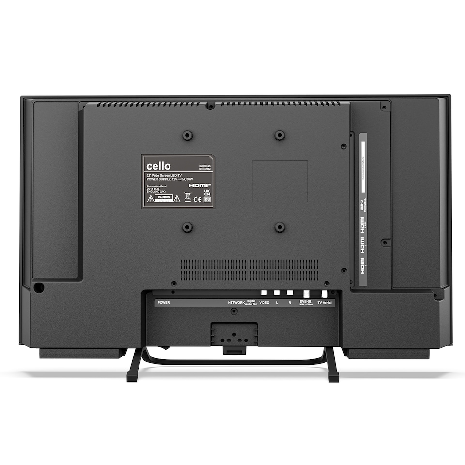 image 1 of Cello 22 inch Smart Samsung Plus 12-Volt Traveller TV with Pitch Perfect Speakers | Black | Black | 22" | 1