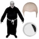 image 1 of Black Bald Festering Uncle Costume | Black | S