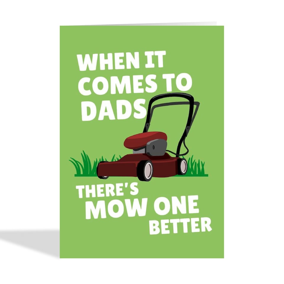 image 1 of Funny Mower Father's Day Card
