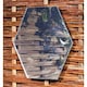 image 3 of Primrose Acrylic Wall Mounted Silver Hexagonal Illusion Mirror 180cm x 75cm