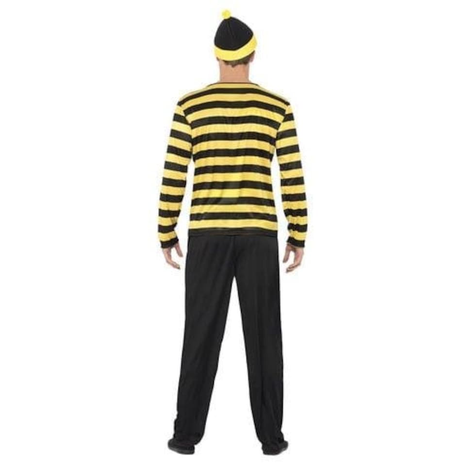 image 1 of Where's Wally? Odlaw Fancy Dress Costume Adult Mens Large