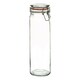 image 4 of Argon Tableware Glass Spaghetti Jars with Heart Labels - 2L - Clear - Pack of 6