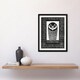 image 4 of Ringuil Owl Bird on a Window De Mesquita Framed Wall Art Print 12X16"