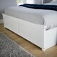image 1 of Malmo Lift-Up Storage Ottoman Chest Box White