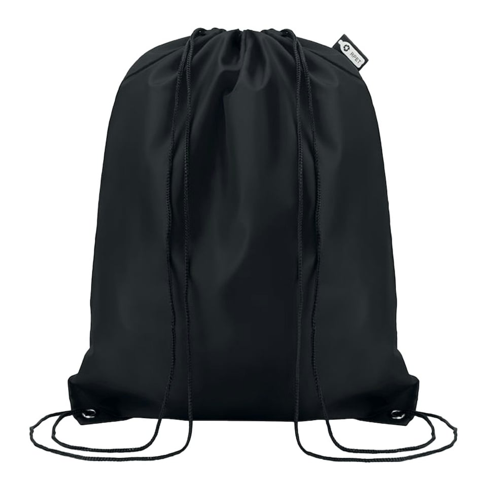 image 1 of MidOcean Shooppet RPET 190T Drawstring Bag - Black - One Size Black