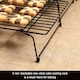 image 3 of Buckingham 3 Tier Stackable Cooling Rack System - Black