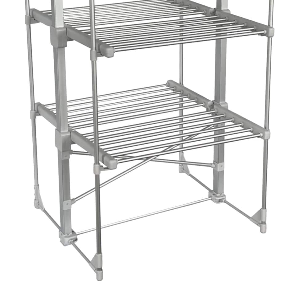 image 1 of 3 Tier Electrical Heated Folding Clothes Horse Airer Dryer with 36 Heated Rails