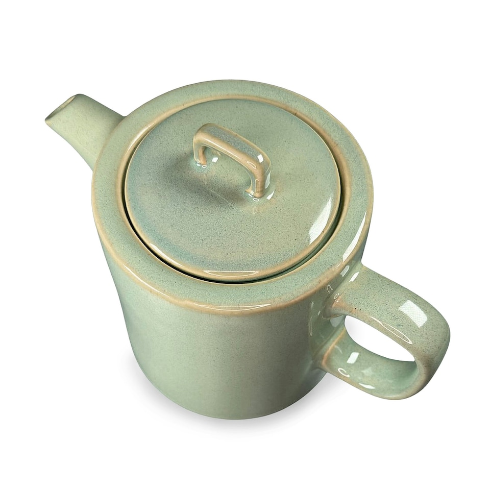 image 1 of Scandi Home 1L Oslo Sage Green Teapot with Stainless Steel Infuser