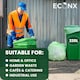 image 4 of ECONX 220L X 50 Compostable Wheelie Bin Liners Bags Biodegradable Refuse Sacks Waste Bag