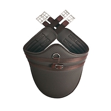 HyCOMFORT Waffle Horse Stud Girth - Brown - 32in