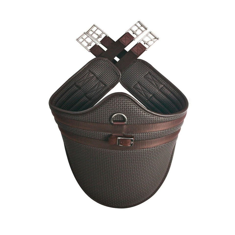 HyCOMFORT Waffle Horse Stud Girth - Brown - 32in