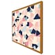 image 4 of Pastel coloured triangles (Picutre Frame) Brown | L
