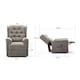 image 8 of Barnsley Fabric Electric Single Motor Rise Recliner Mobility Armchair (Brown)