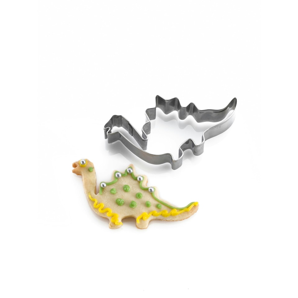 image 1 of KitchenCraft Cookie Cutter Set Dinosaur 4 Piece