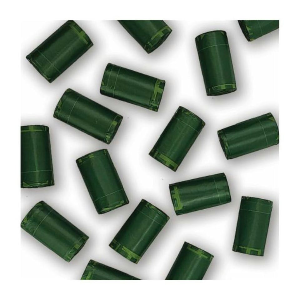 image 1 of HugglePets Pick It Up Baby Powder Dog Poop Bags with Tie Handle - 15 Rolls (270pk)