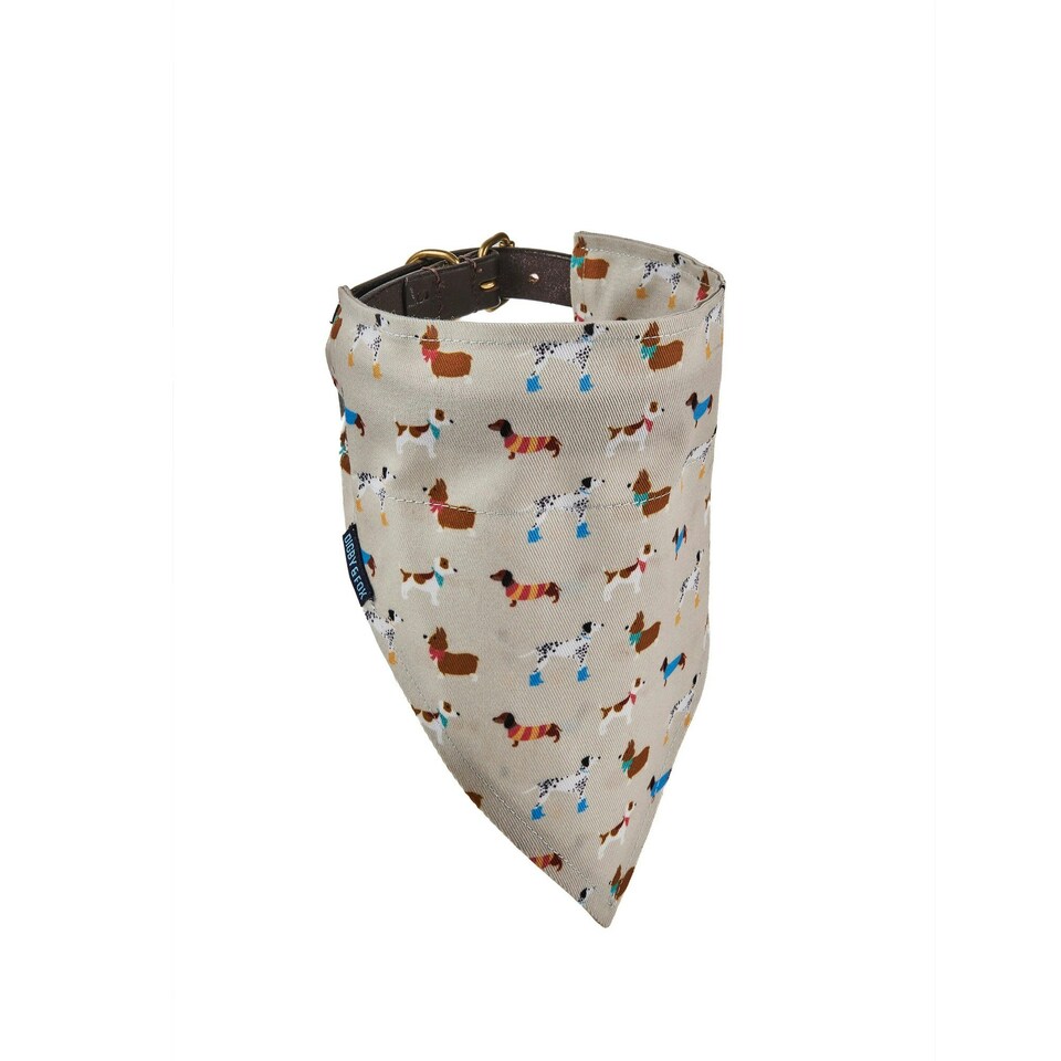 Digby & Fox Dog Bandana - Grey - S