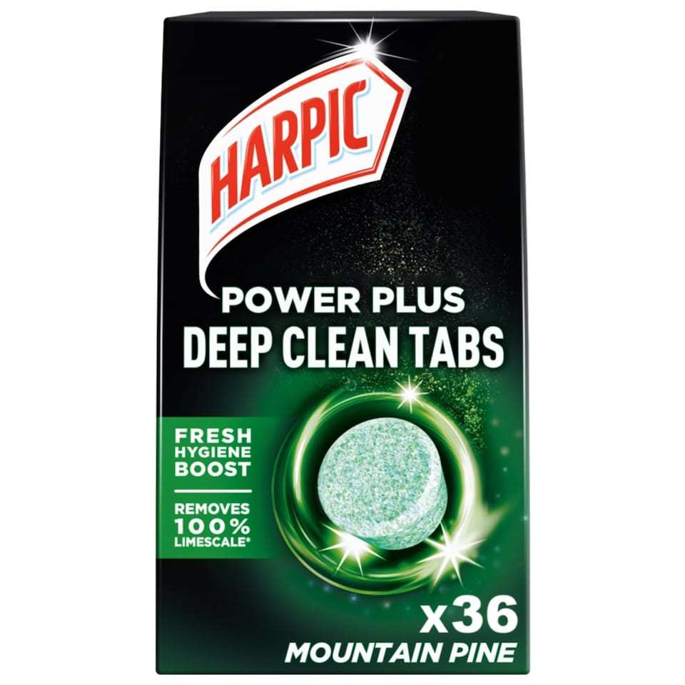 image 1 of 36 x Harpic Power Plus Deep Cleaning Toilet Tablets Mountain Pine Bulk Buy Tabs