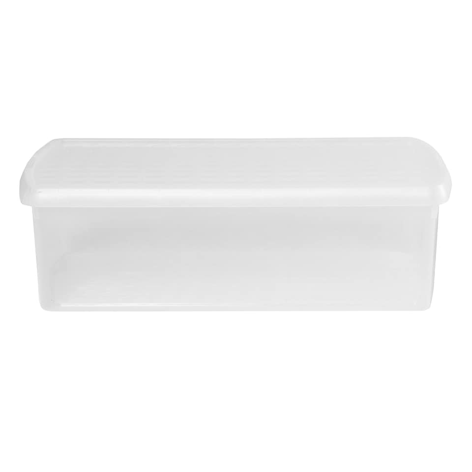 image 1 of Wham Clip 5x 30L Rectangular Plastic Storage Boxes with Clip Lock Lids. Ideal for Home, Office, Toys & More - Clear/Clear | Clear | 5