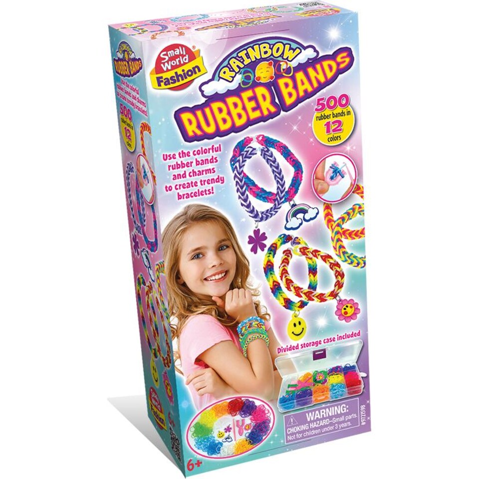 image 1 of Rainbow Rubber Bands