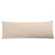 image 10 of OHS Teddy Fleece Long Bolster Pregnancy Body Support Cushion, 40x137cm - Natural
