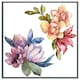image 3 of Rainbow flowers (Picture Frame) Black | S