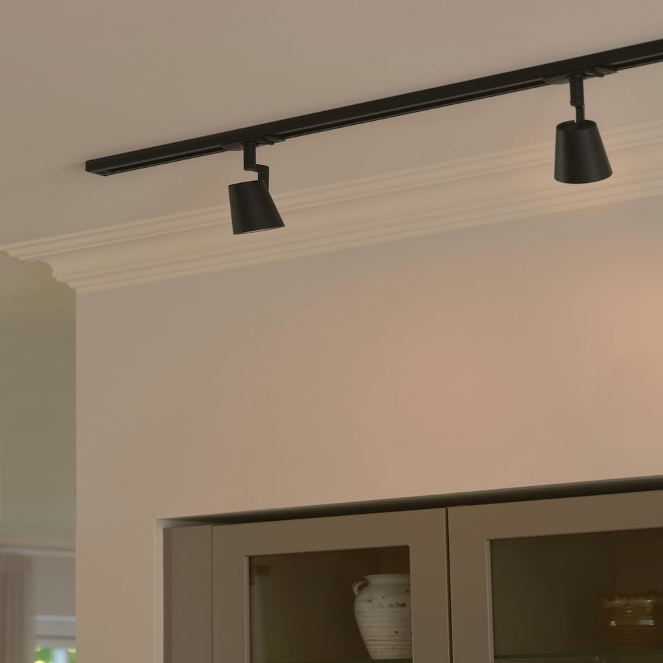 image 1 of Allison Link Spot | Track Light | Black Black | Black