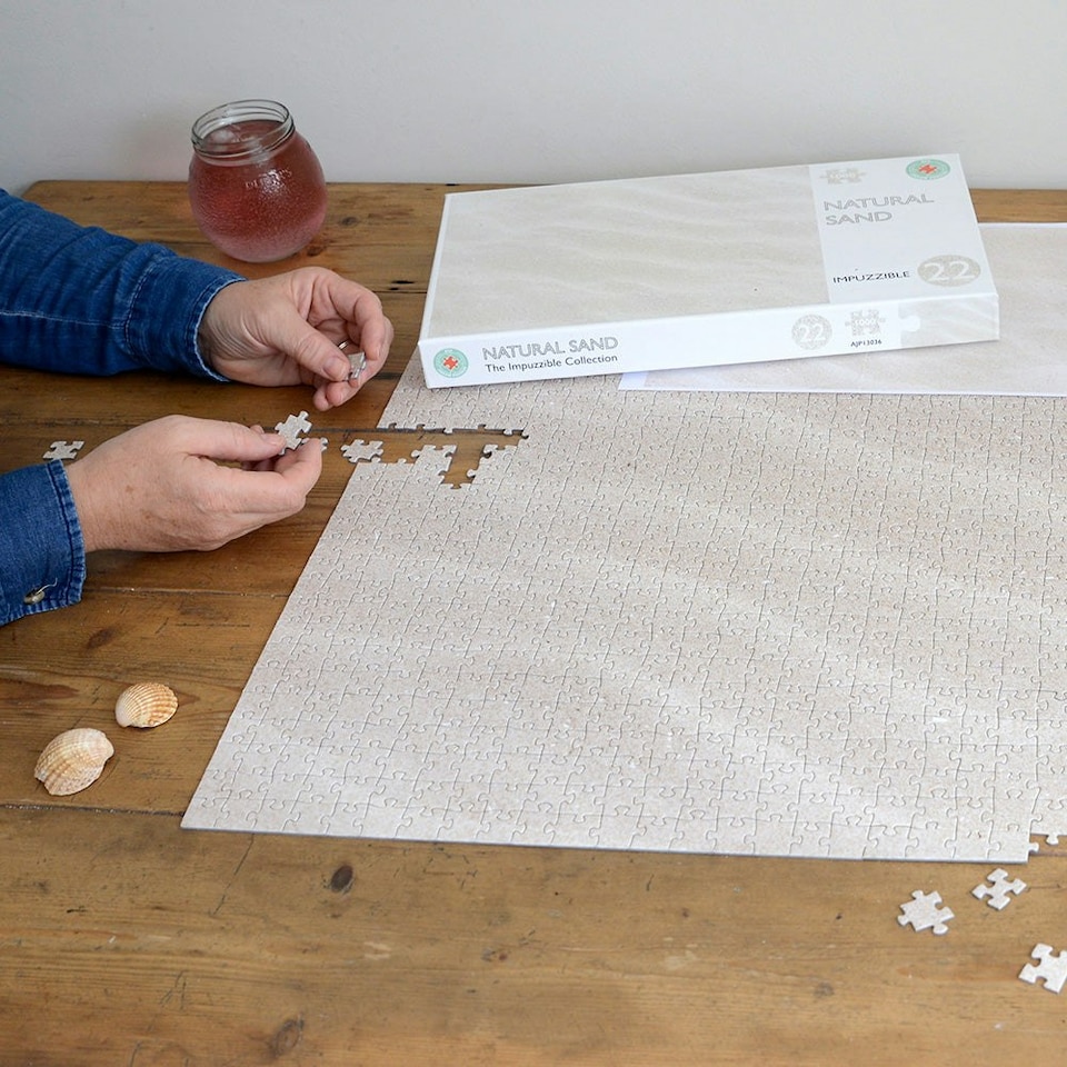image 1 of Natural Sand - Impuzzible No.22 - 1000 Piece Jigsaw Puzzle