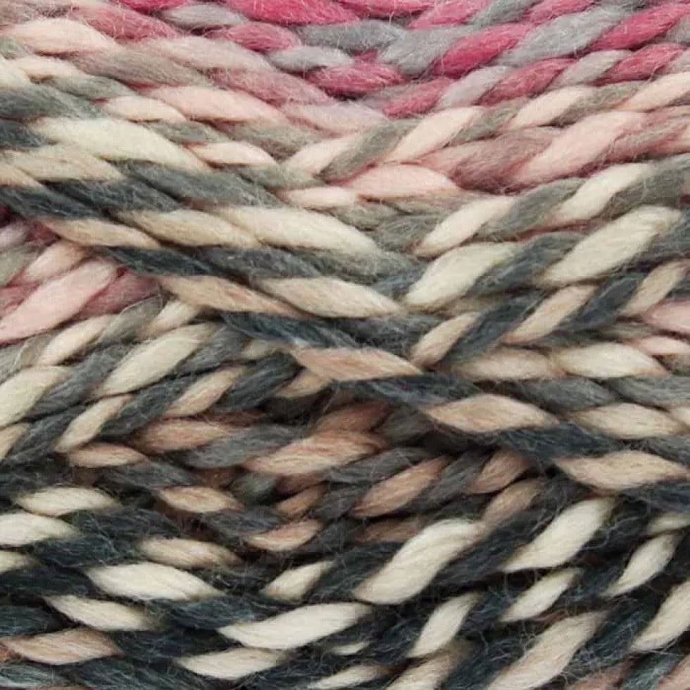 King Cole Multicoloured Explorer Super Chunky Yarn (Value Pack 12 x 100g Balls) For Crochet, Knitting - 80m per ball