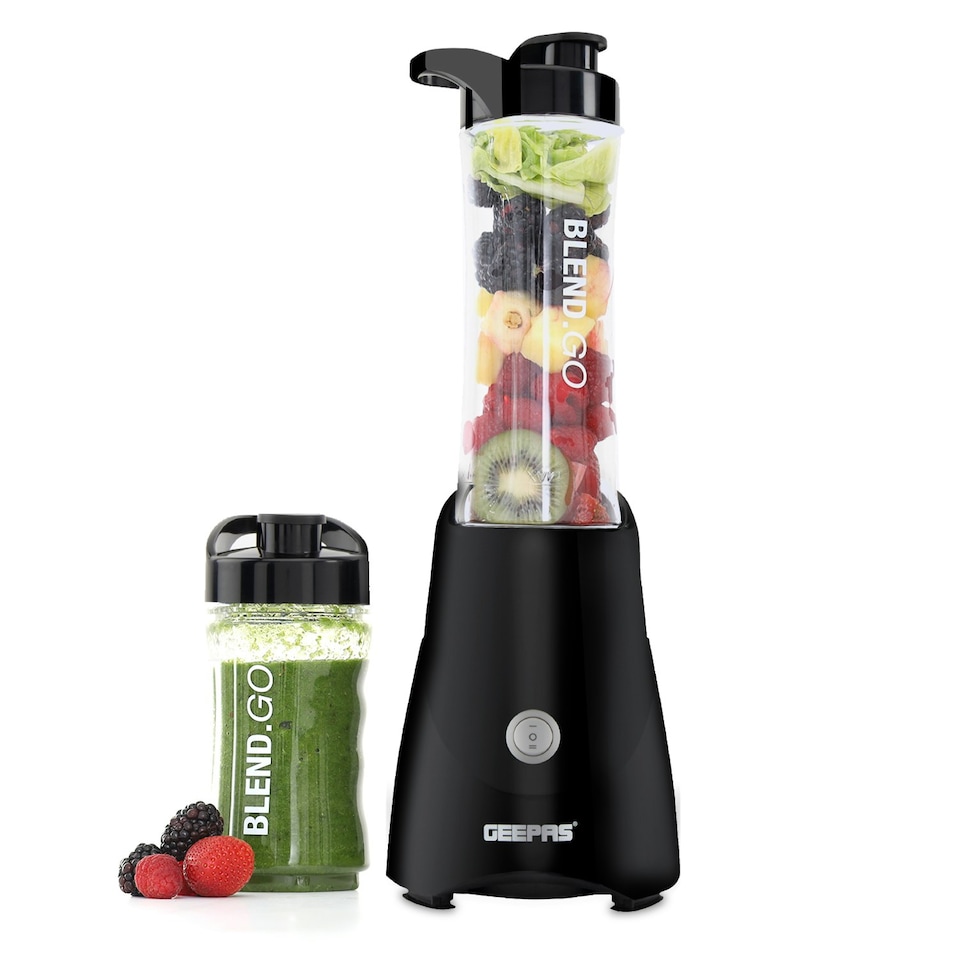 image 1 of GEEPAS 300W Personal Blender Smoothie Milkshake Maker Black