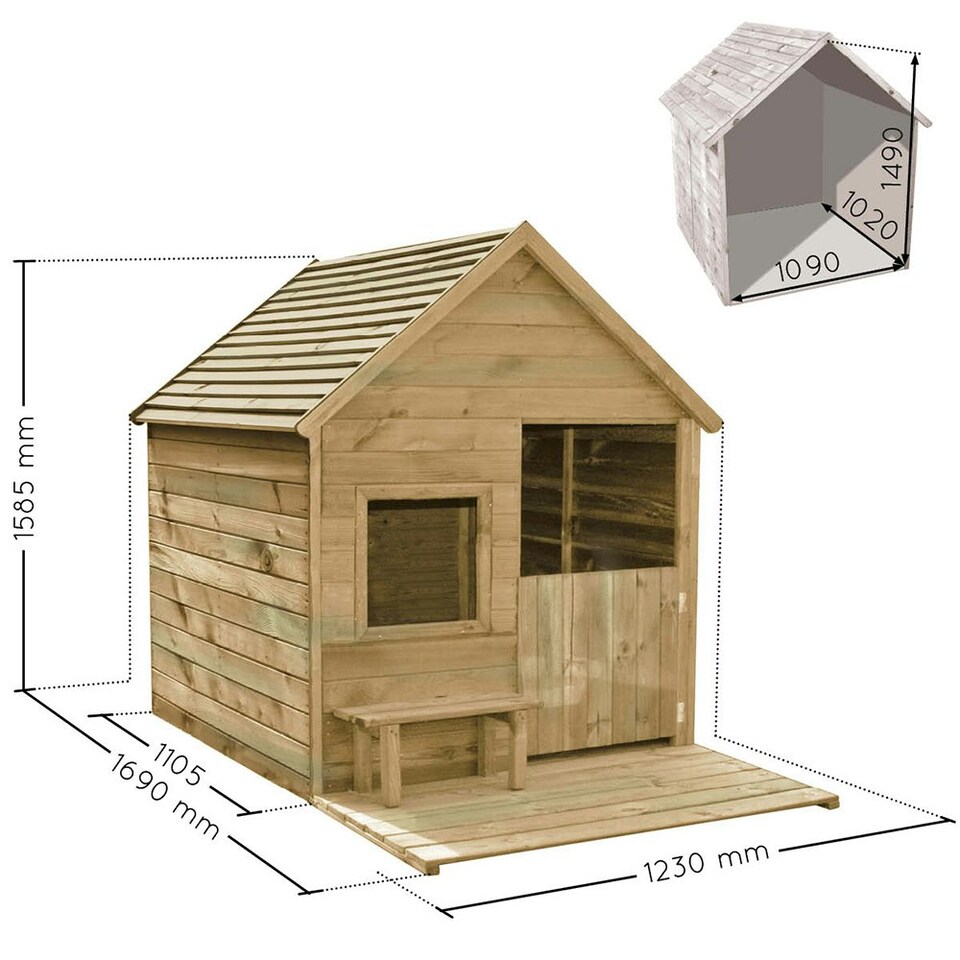 image 1 of Heidi Playhouse with Patio
