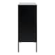 image 3 of Seaford 3 Door 2 Drawer Sideboard in Black & Oak