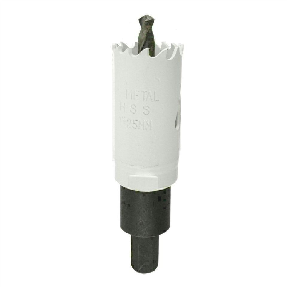 image 1 of 25mm HSS Hole Saw Holesaw Bi-Metal Blade Cutter Drill And Drill Adaptor Arbor