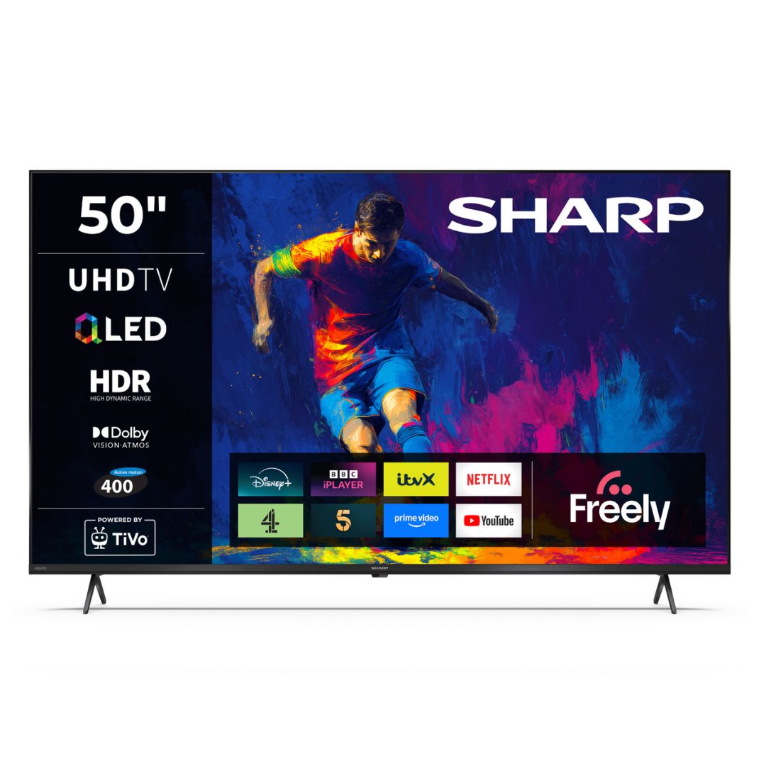 SHARP 50HM5245K 50 Inch 4K Ultra HD TiVo Smart QLED TV Frameless