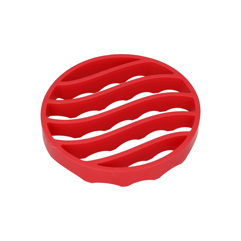 image 1 of Instant Pot Silicone Roasting Rack Red