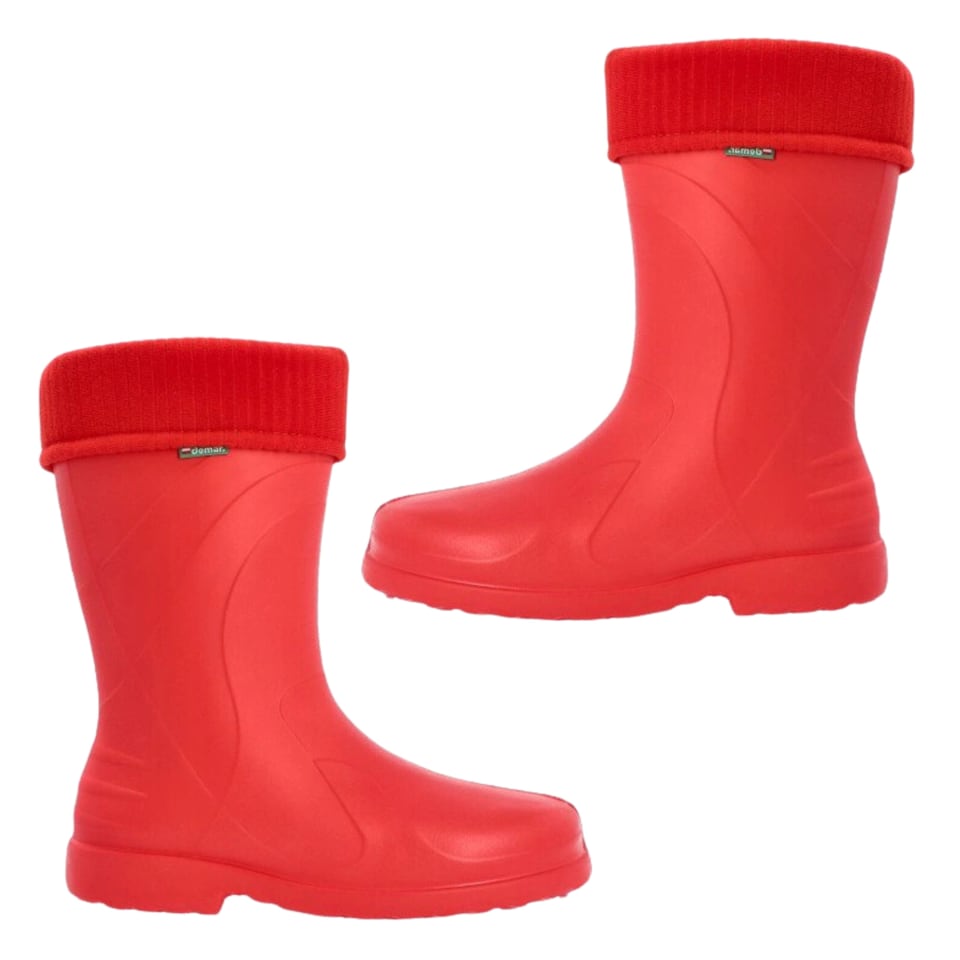 image 1 of Luna Women's EVA Wellies with Removable Warm Insert Red EU41/42