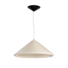 Hue 3 Light Small Dome Ceiling Pendant Ivory, E27