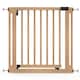 image 1 of Safetots Wooden Elegance Gate, Natural, 79cm - 87cm, Pressure Fit Safety Gate, 57cm Extra Wide Doorway, Easy Installation