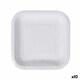 image 1 of Plate set Algon Disposable White Cardboard Squared 20 cm (10 Units) N/A