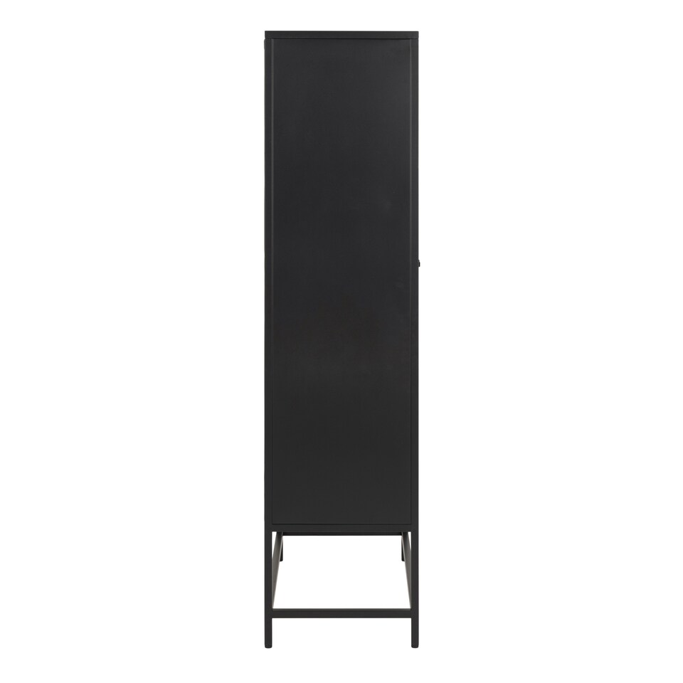 image 1 of Newcastle 2 Door Cabinet in Matt Black