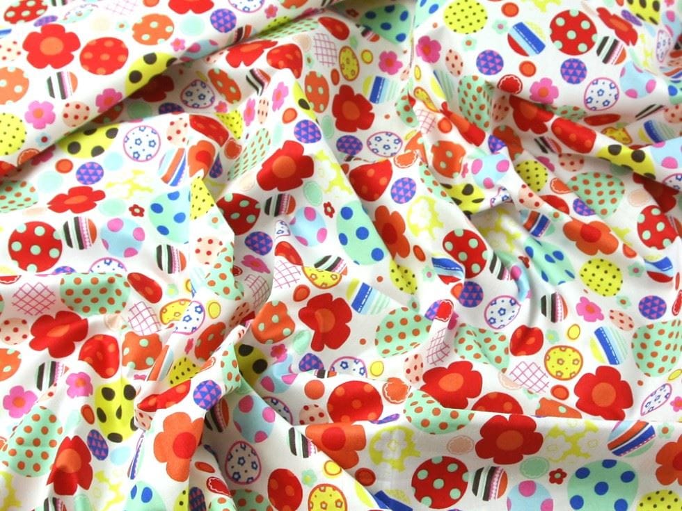 John Louden White 100% Cotton Poplin Dressmaking Fabric, 110cm / 43" Wide - per metre