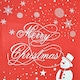 image 5 of 46 x 60cm Large Christmas Santa Sack Snowflake Snowman 1Pc