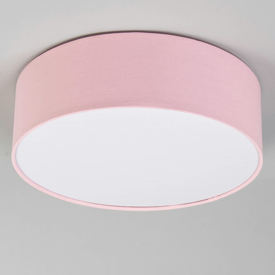 image 1 of BHS Glow Kid's 3 Light Ceiling Light | Pink | Pink | 1