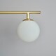 image 5 of BHS Nancy Bathroom Ceiling Spotlight Bar, Satin Brass Yellow | Brass