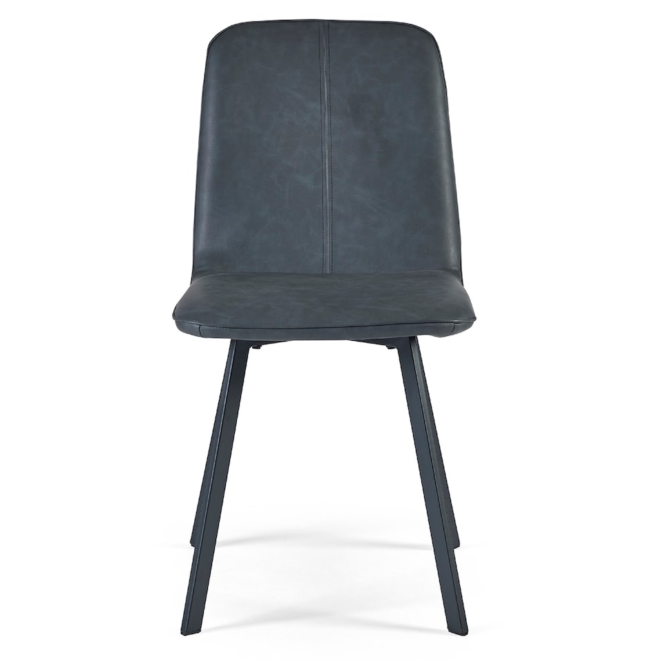 image 1 of Helmsley Premium Antique Black Dining Chairs - Set of 2