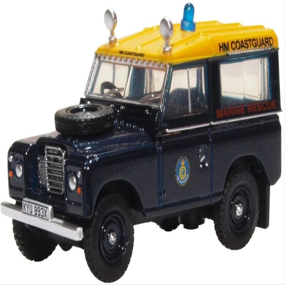 Oxford Diecast Land Rover Series III SWB Station Wagon HM Coastguard
