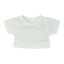 Mumbles Teddy Bear T-Shirt Accessory - Sublimation White - M