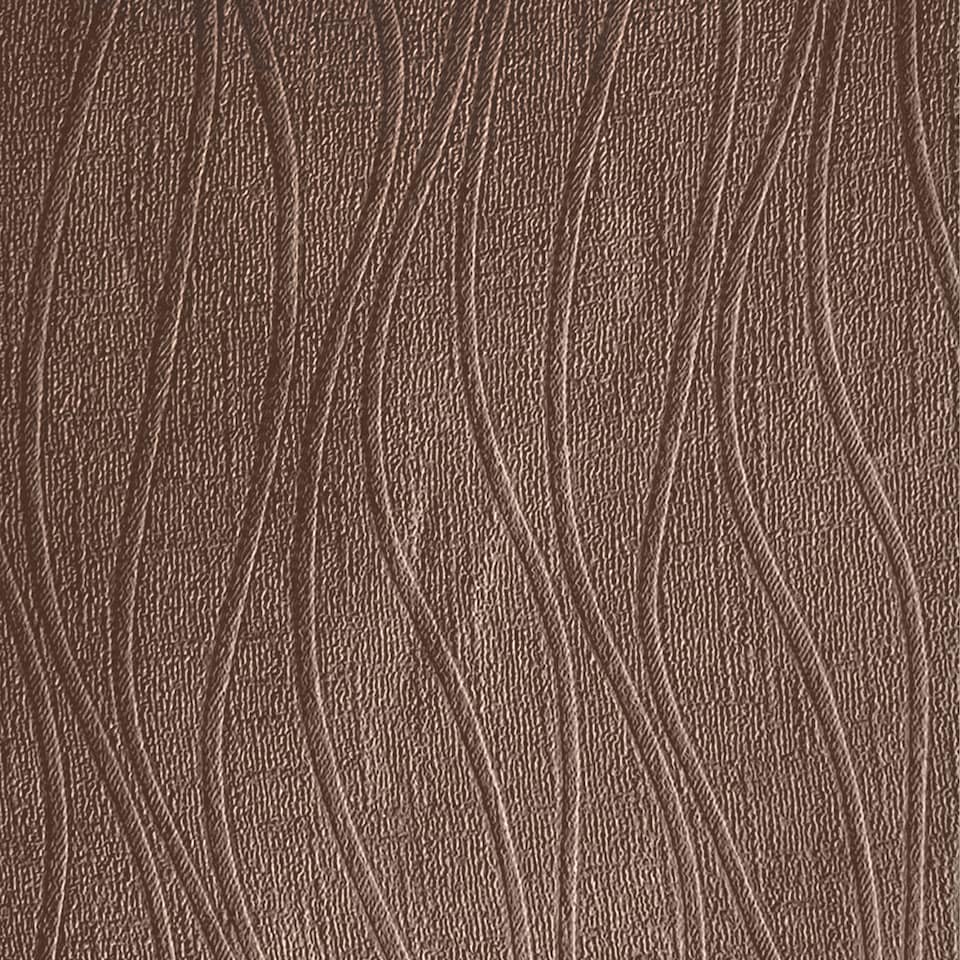 image 1 of Enhanced Living Goodwood Bronze Thermal, Energy Saving, Dimout Eyelet Curtains with Wave Pattern (PAIR) - 46 x 54 inch (117x137cm)