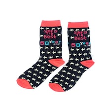 Simply The Best 50 Year Old Socks Multi
