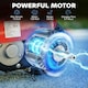 image 3 of HOMCOM Folding Ride on Powered Scooter w/ Warning Bell for Age 6-14 Years, Red